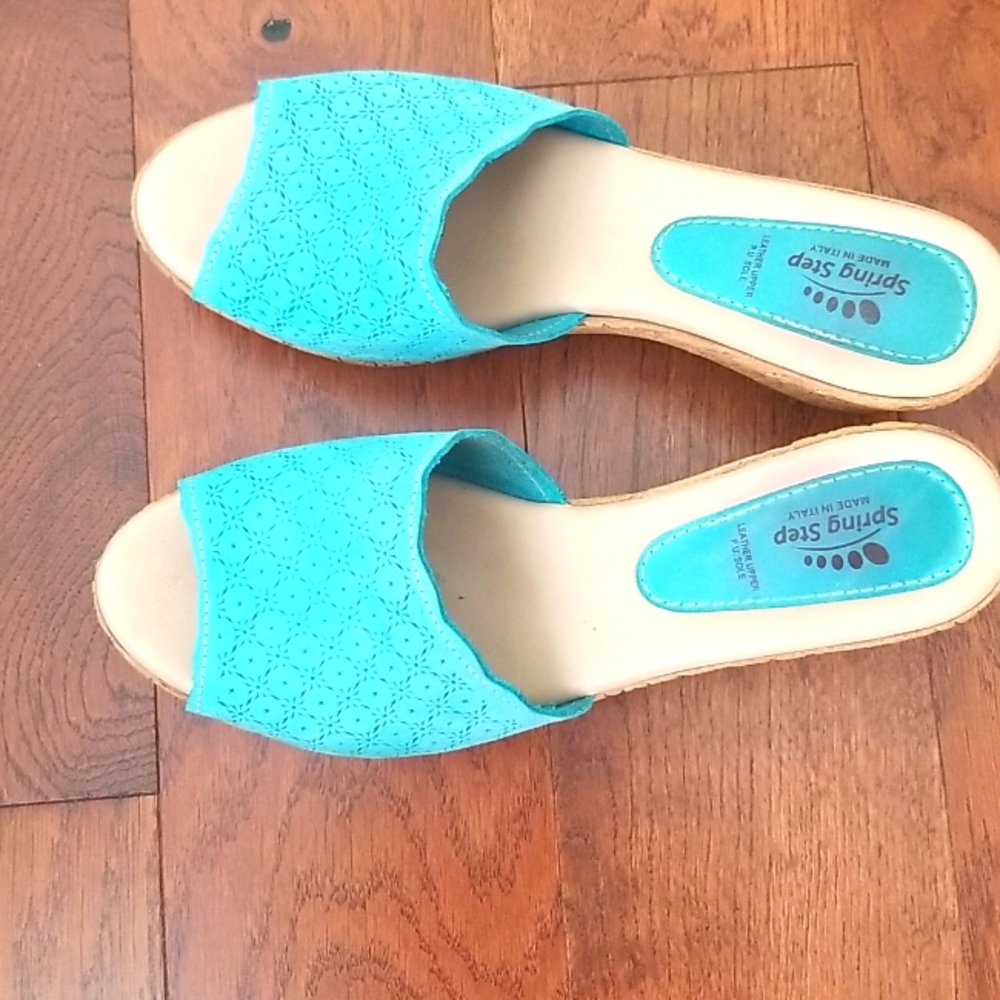 Shoes spring step 10 turquoise